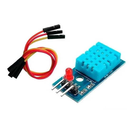 Dht11 Modulo Sensor Temperatura Humedad Con Cable Dupont