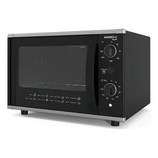 Forno Cozinha Elétrico De Bancada Preto Top 40 Litros Cor Preto Voltagem Forno Cozinha Elétrico De Bancada Preto Top 40 Litros Cor Preto Voltagem