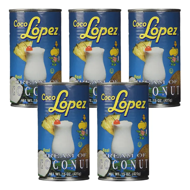 Crema De Coco, Coco Lopez 425g X 5uds (2.125g)