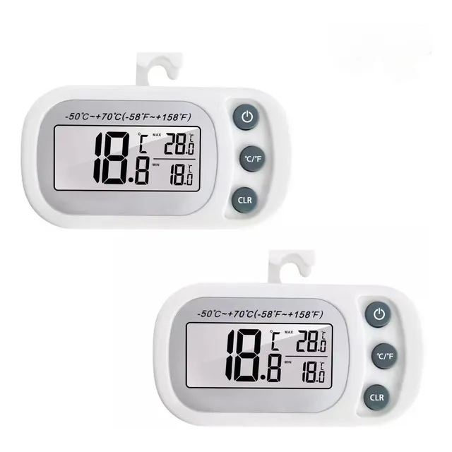 2pcs Termómetro Para Heladera Digitales Para Cocina