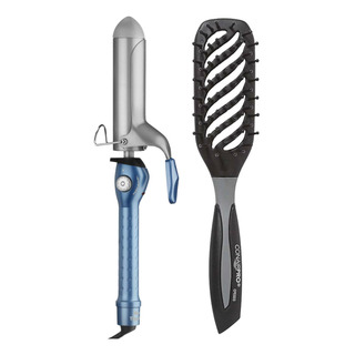 Curling Iron Babyliss Pro Nano Titanium 1½ Con Juego De Cepi Curling Iron Babyliss Pro Nano Titanium 1½ Con Juego De Cepi