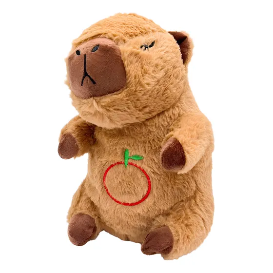 Peluche Capibara Que Respira Carpincho Con Sonido Y Luz
