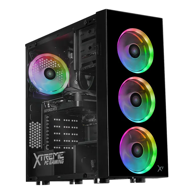 Xtreme Pc Gaming Geforce Rtx 4060 Amd Ryzen 5 5500 32gb Ssd 1tb Wifi Dragonfly Black