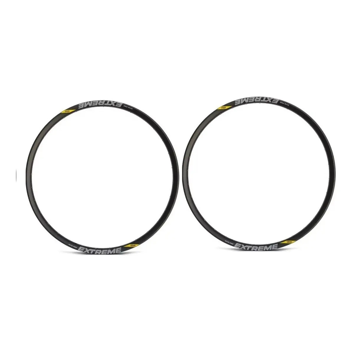 Par De Aros 29  Vzan Extreme Pro Disc Tubeless 32 Furos Mtb Preto