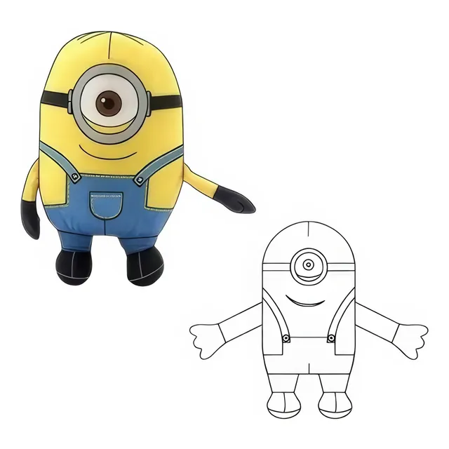 Moldería Textil Unicose -  Peluche Muñeco Stuart 1606