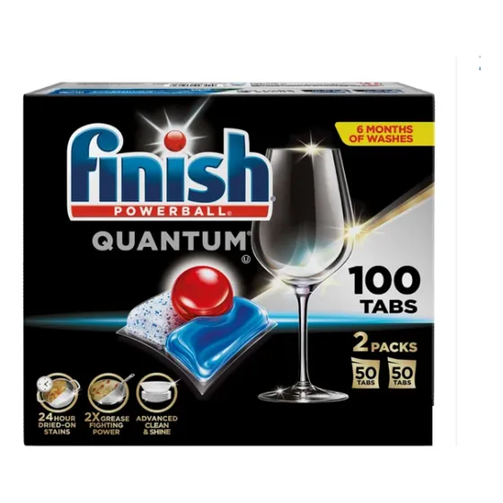 Finish Powerball Quantum 100 Pastillas Detergente Lavavajill