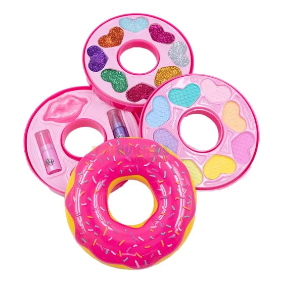 Set De Maquillaje Infantil Dona Glitter Labial Juguete Sb Ct