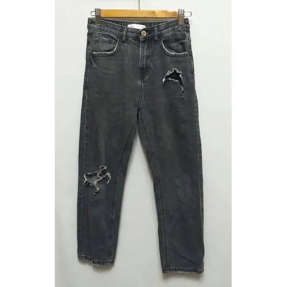 Pantalón De Jean Negro Niño Zara Talle 10, Cataleya 