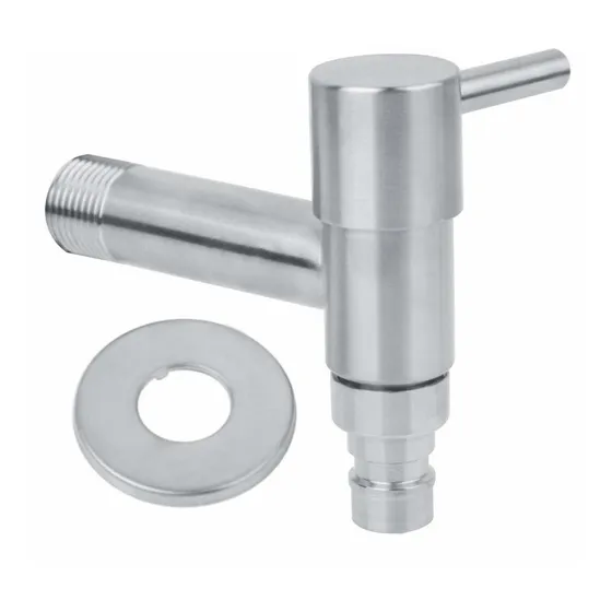Grifo Agua G1 2 Acero Inoxidable Una Sola Manija Para Lavado
