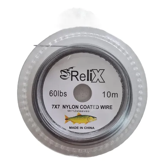 Cable De Acero Lider Anudable Relix 7x7 X 10 Mt Lider Pesca