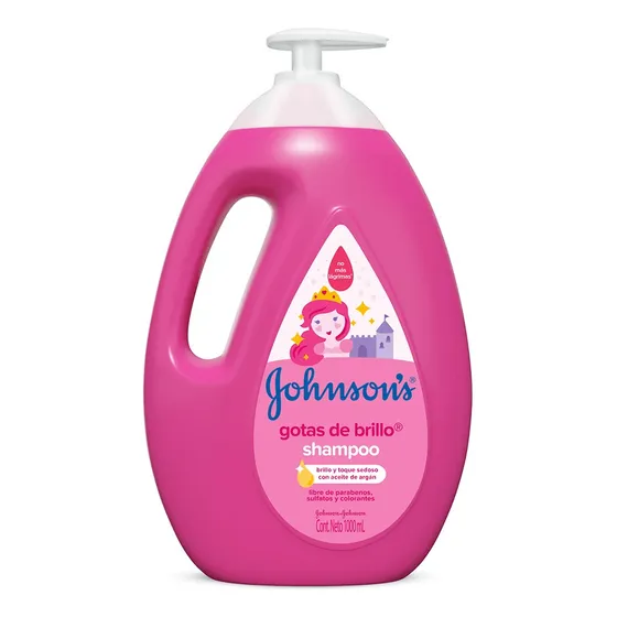 Shampoo Johnsons Gotas De Brillo Y Sedoso 1 Litro
