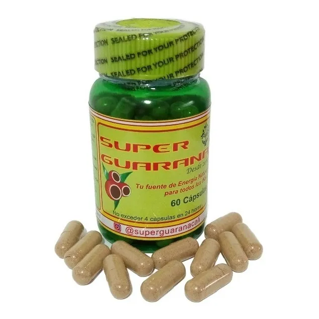 Súper Guaraná Energízante Natural - 60 Cápsulas / 1 Diaria