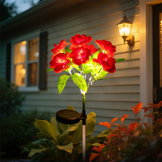 Sumlin Luces Solares De Rosas Flores Para Decoración Jardín Sumlin Luces Solares De Rosas Flores Para Decoración Jardín