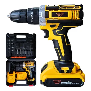 Furadeira Parafusadeira Profissional 21v Sem Fio 2 Baterias Furadeira Parafusadeira Profissional 21v Sem Fio 2 Baterias