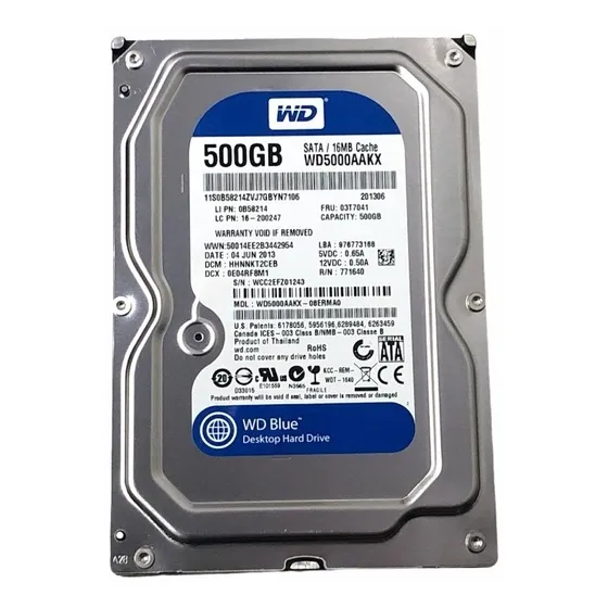 interno Western Digital WD Caviar Blue WD5000AAKX 500GB azul