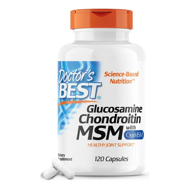 Glucosamina Condroitina Msm Doctor's Best 120 Cápsulas