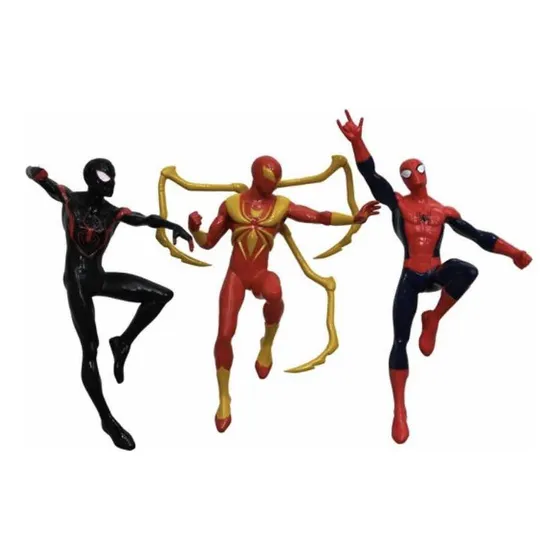 Spiderman Set De 3 Figuras Sumergibles Marvel 20 Cm