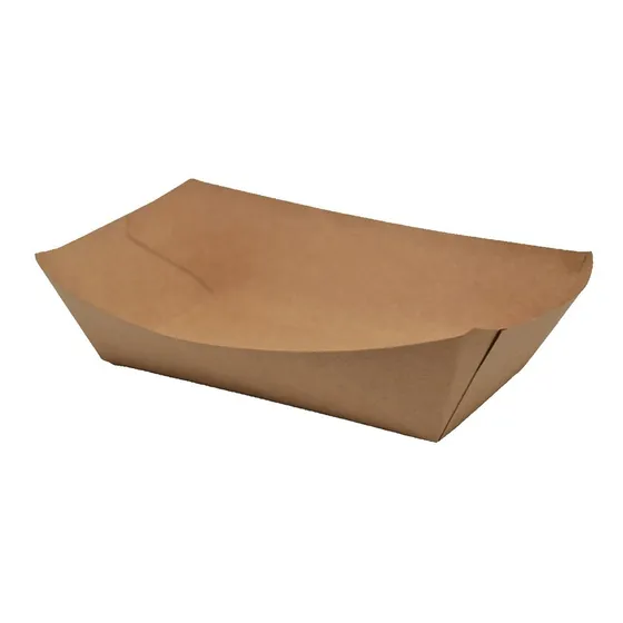Bandeja Kraft 1600cc, 20 X 15,1 X 5,2 Cms, 100 Unidades
