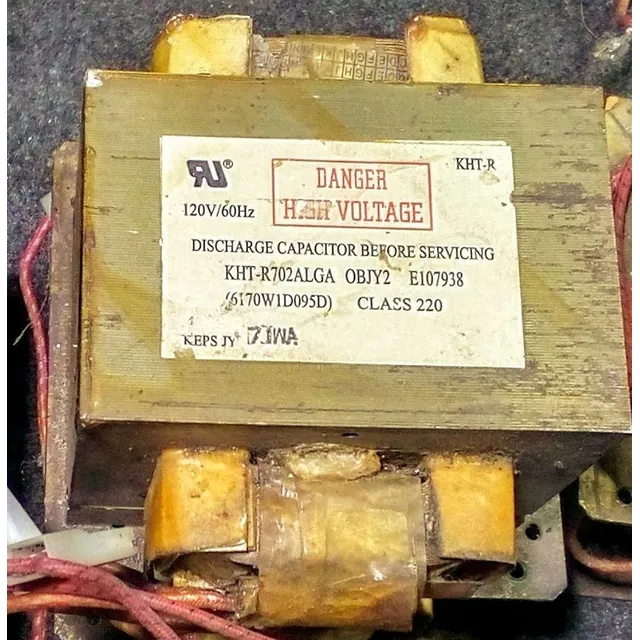Transformador Microondas 120v Objy2 Kht-r702alga 9x11x6cm