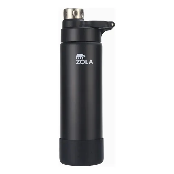 Termo Botella Termica 720ml Acero Inoxidable Zola Negro