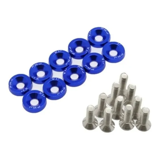 X10 Pernos De Seguridad Para Motor Auto Pernos Color Rojo