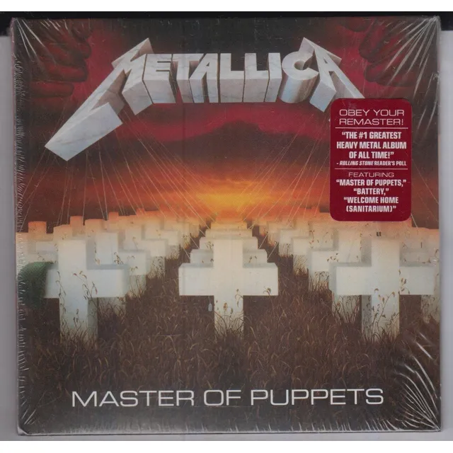 Metallica Master Of Puppets Digipack Cd Original Nuev Qqt.zz