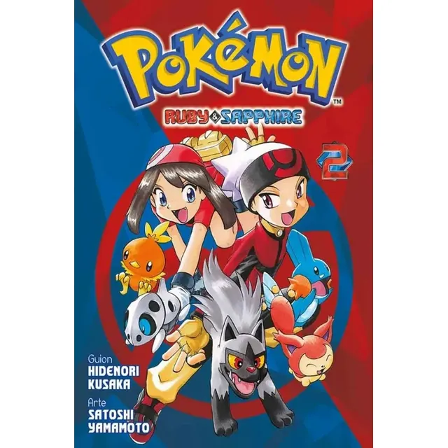Pokémon Ruby Y Sapphire 02 Manga Original Panini En Español