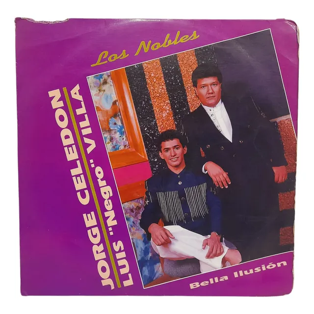 Jorge Celedón Luis Villa Los Nobles Bella Ilusión Lp Vinilo