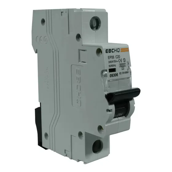 Breaker Monopolar 20a Ebchq Montaje Riel Din Retie 230v-400v