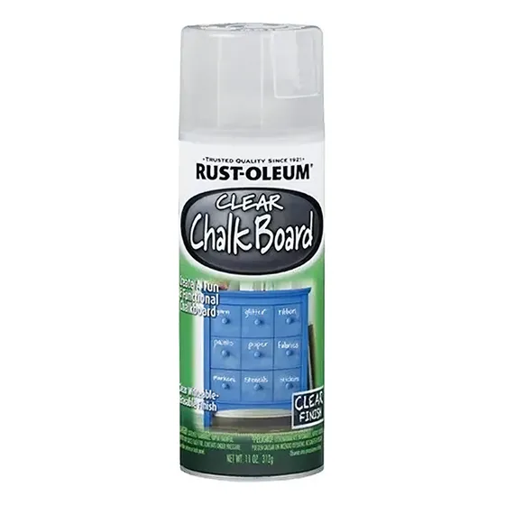 Pack 6 Pintura Aerosol Rust Oleum Pizarron 312g Colores Color Transparente