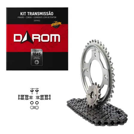 Kit Relação Cb 300f Darom Twister Após 2023 C/ Retentor Prateado