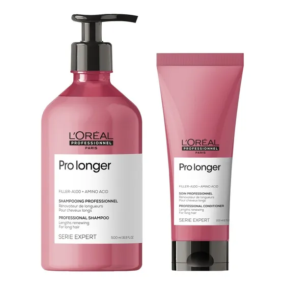 Pack Pro Longer Shampoo 500ml Y Acondicionador 200ml Loreal