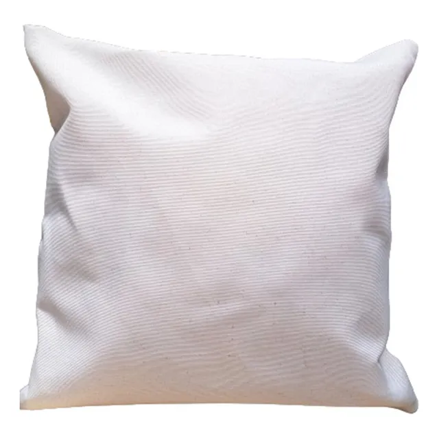 Maca Funda Cojín 45x45 Lona Muisca Blanco Para Pintar Bordar