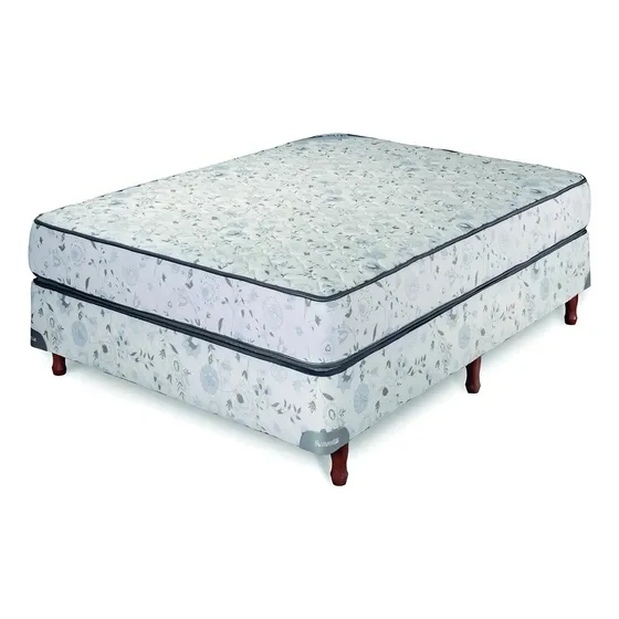 Sommier Americana Suavestar Espuma Extra 2 1/2 plazas de 190 cm x 140 cm Blanco