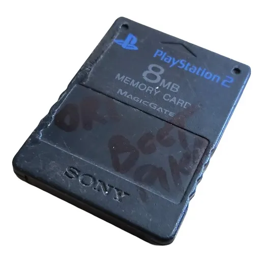 1  Memory Card Original Do Playstation 2 E Já Com Opl. A3