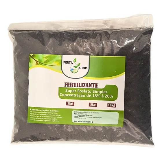 Fertilizante Super Fosfato Simples 5kg Adubo