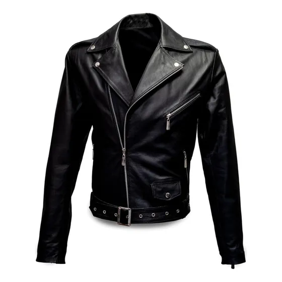 Ramones - Campera De Cuero Vacuno Original Koux Fabricante