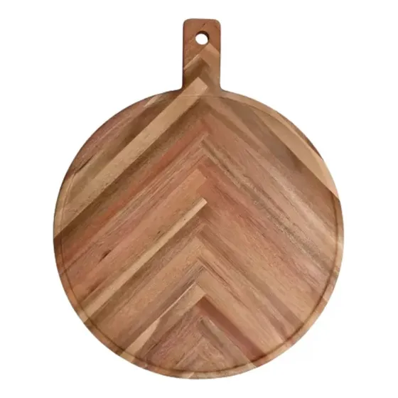 Birdrock Home Tabla Botanera Grande 100% Madera Acacia