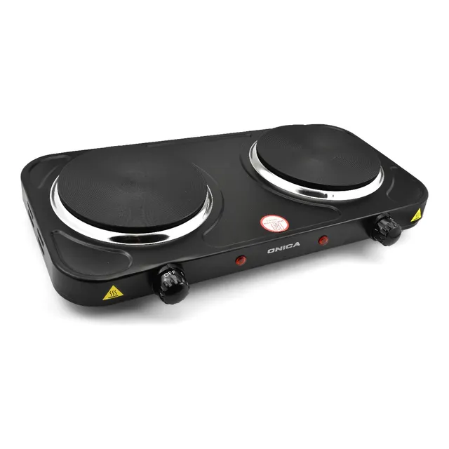 Anafe Electrico 2 Hornalla Bajo Consumo Termostato 2000w