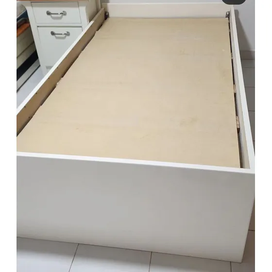 Cama Invidual Duplex Blanca