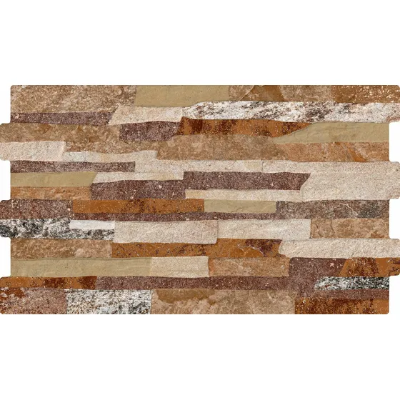 Ceramica Piedra Pared Encastre 31x54 Oasis Cozumel