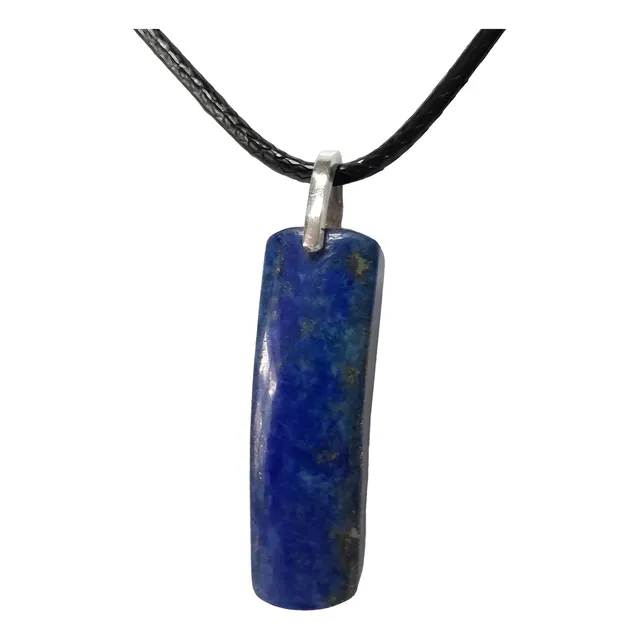 Dije De Lapislázuli Auténtico Aro De Plata Mil Proteccion