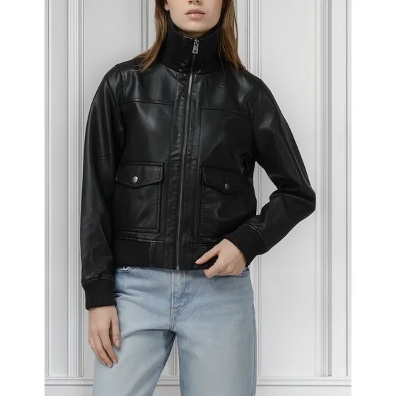Casaca Mujer Bomber Negro Levis 59544-0426