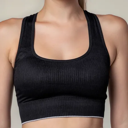 Top Feminino Speedo Nadador Academia Treino Sem Costura