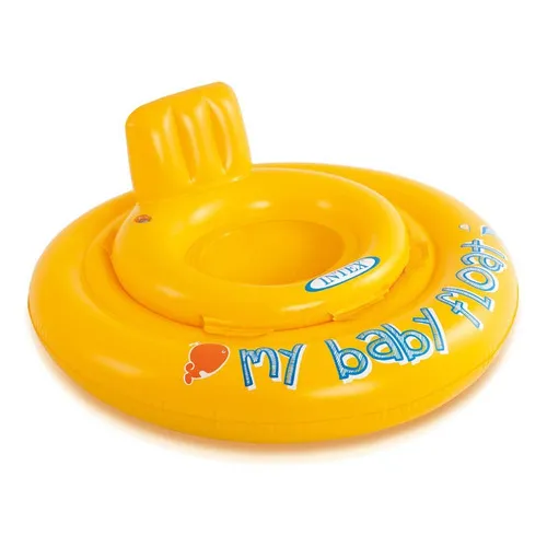 Boia Inflável Baby Meu Primeiro Bote Comfort - Intex 56585 Cor Amarelo