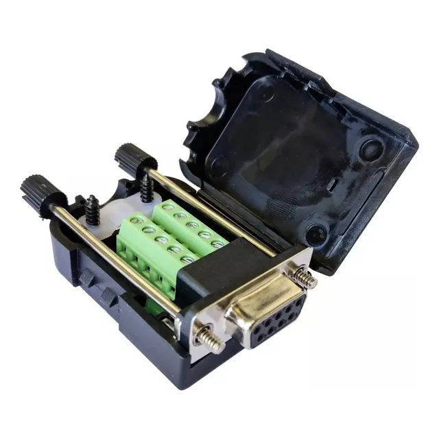 Conector Terminal Db9 Serial Rs232 Hembra Bornera [ Max ]