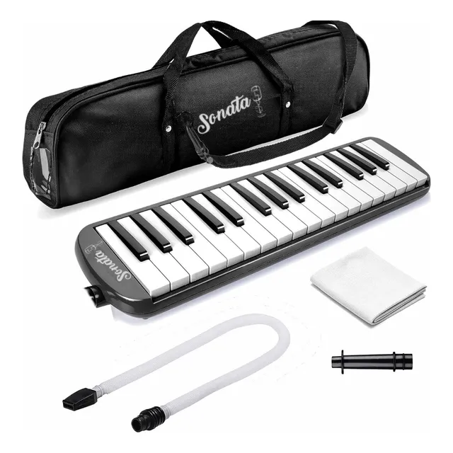 Escaleta Mellody 32 Teclas Preta Profissional + Bag - Loja