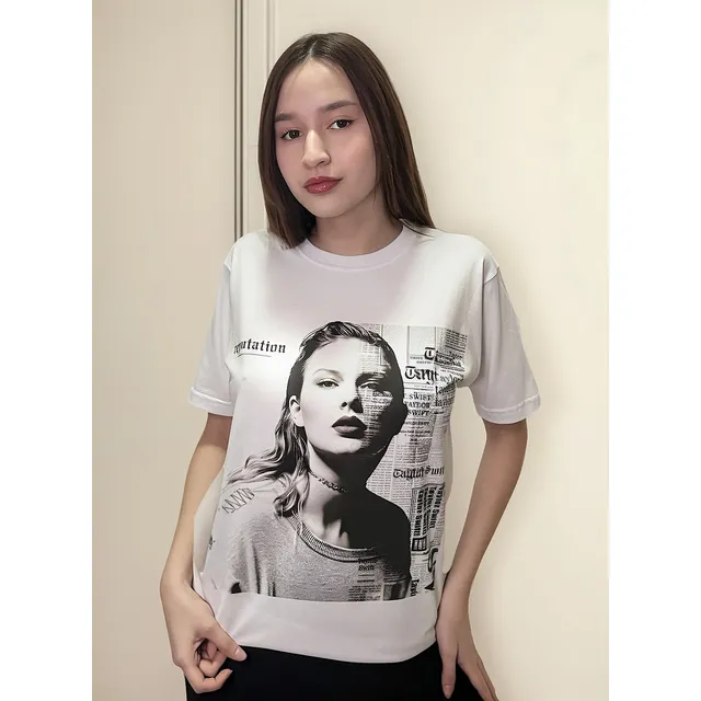 Remera Taylor Swift Reputation Kevdylan Estampa Digital