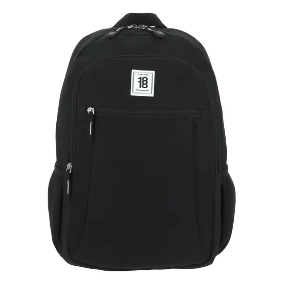 Mochila Urbana Reforzada con 5 Bolsillos Chenson Color Negro Liso