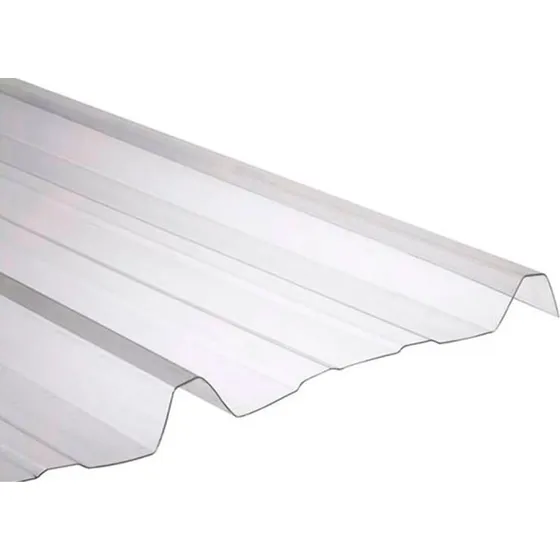 Chapa De Policarbonato Transparente Trapezoidal Armco 3.05mt